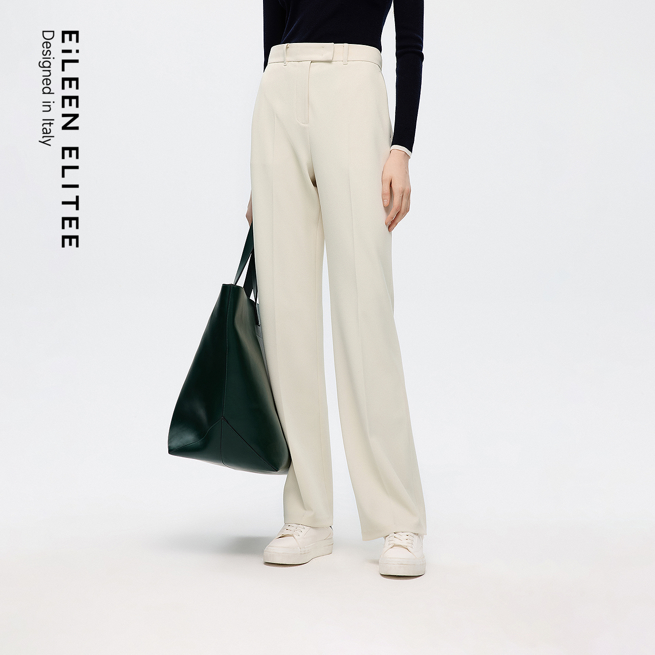 朗姿欧洲EiLEEN ELITEE高级感通勤简雅西装裤女士2025秋季新款