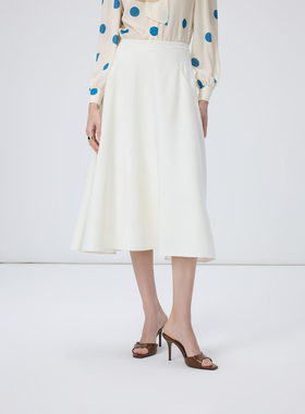 【江疏影同款】朗姿优雅高端时尚复古伞摆a字高级感半裙女