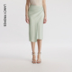 解构半裙显瘦包臀裙醋酸半裙夏新款 朗姿25法式 裙子 Basic衣橱