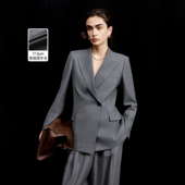 新款 朗姿羊毛西服 女 外套高级感通勤西装 气质2025年秋季 裤 子西装