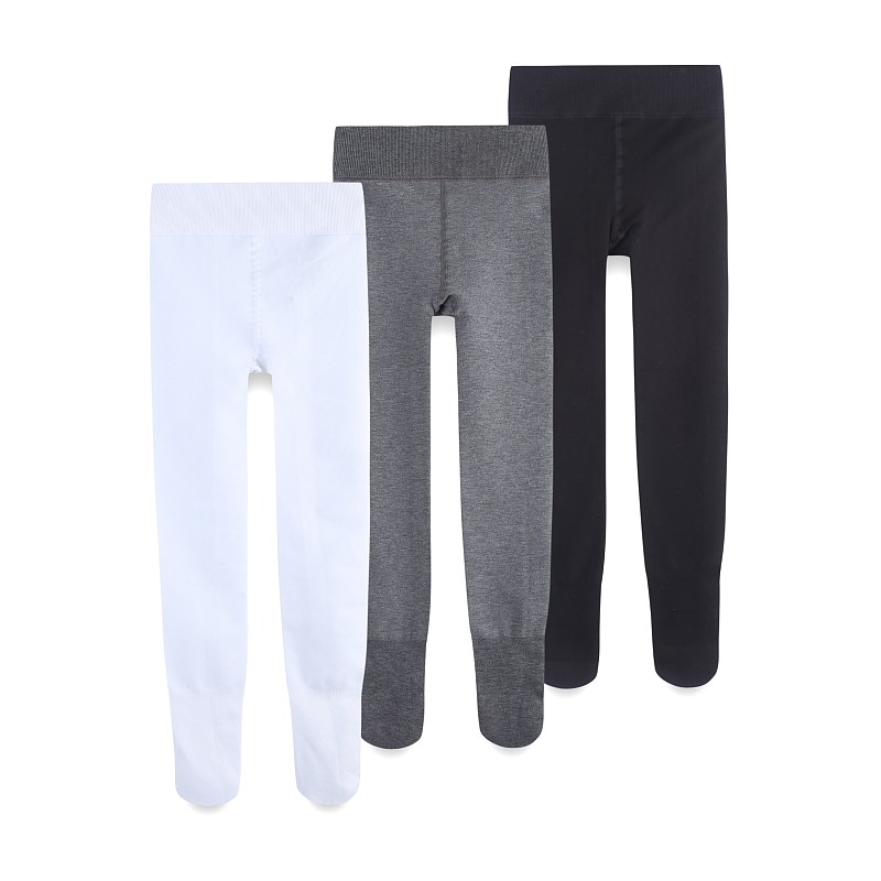 日本郡是GUNZE女童打底裤袜加绒加厚秋冬款洋气儿童双层绒连裤袜