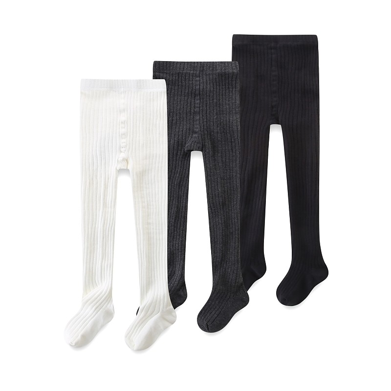 日本郡是GUNZE春秋儿童打底连体袜纯棉中大童抽条女童舞蹈连裤袜