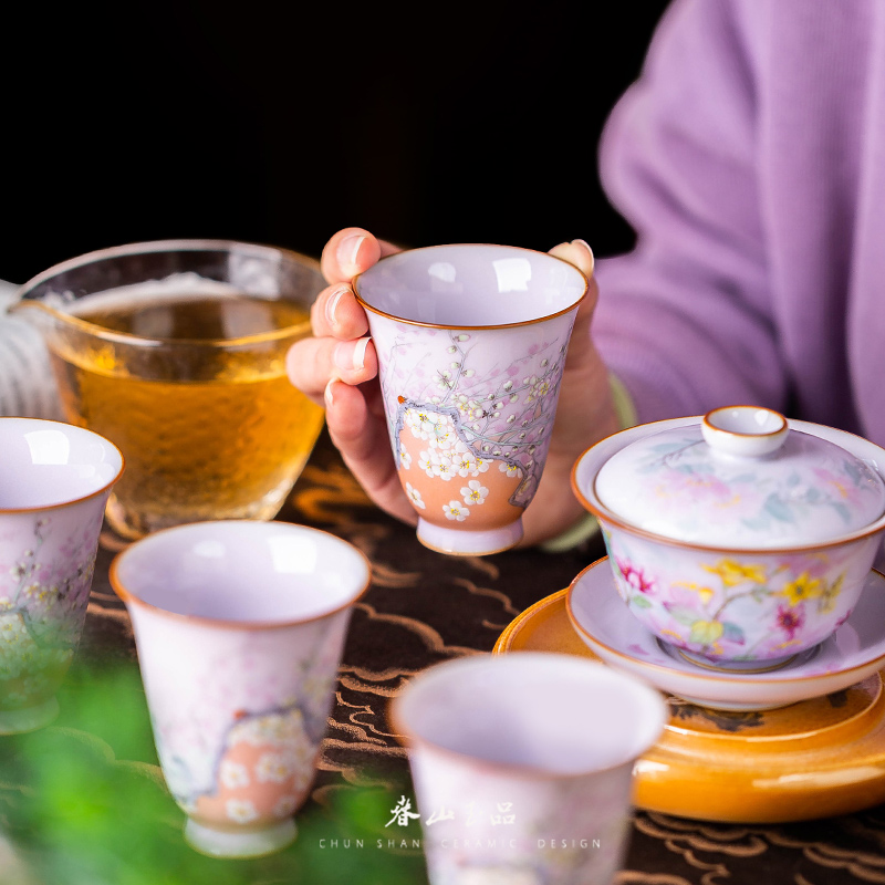 春山玉品景德镇手工手绘