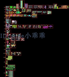 弱电智能化消控广播机房机柜线路图设备多媒体会议系统CAD施工图