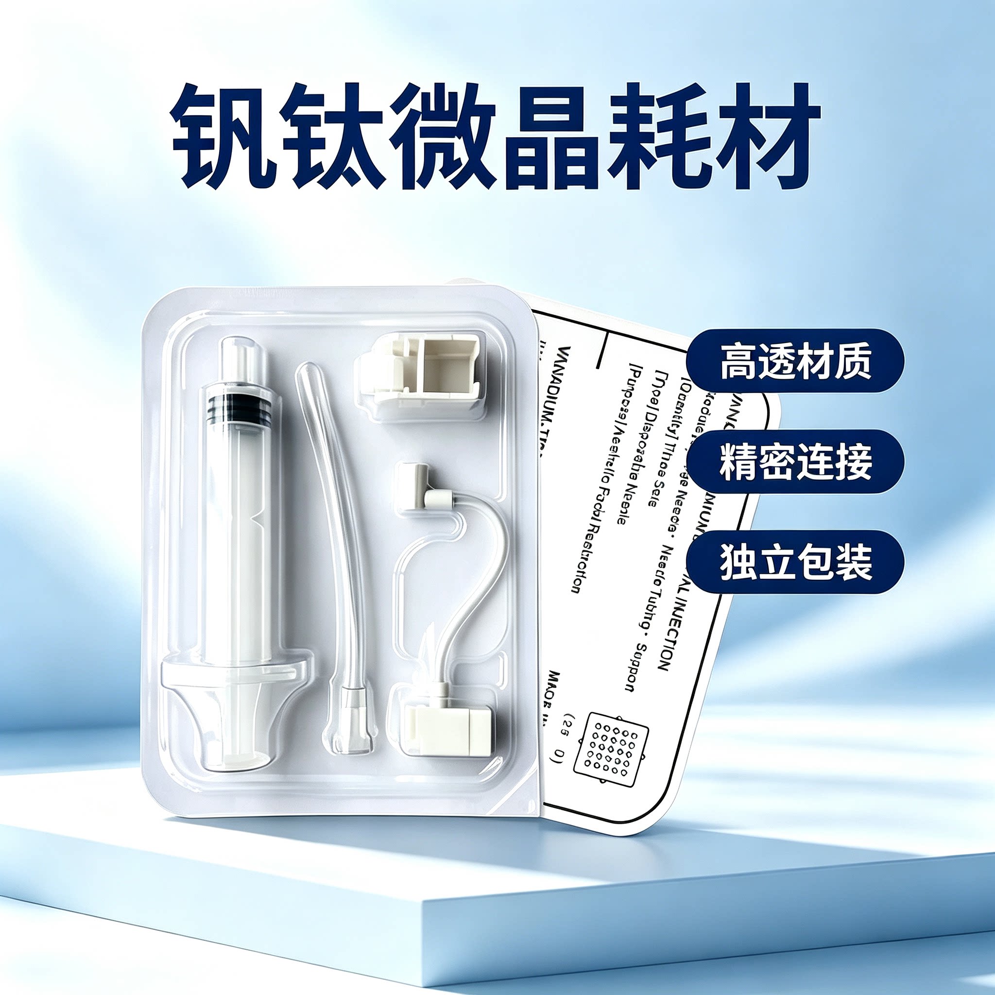 钒钛微晶针头无针水光仪器探头一代二代原装耗材小气泡套盒配件