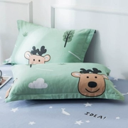 Gối bông gối đôi đơn cotton sinh viên ký túc xá cặp gối 48x74cm một đôi - Gối trường hợp