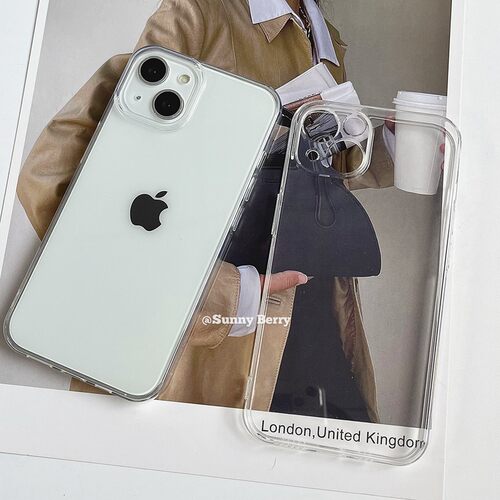 苹果13/14经典简约透明手机壳