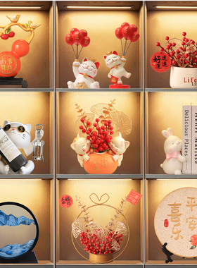 酒柜装饰品摆件轻奢高档客厅家居餐边电视柜玄关高端大气2023新款