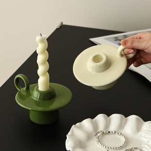 小众高级感烛台摆件客厅家居好物新家的100个快递实用餐桌装饰品