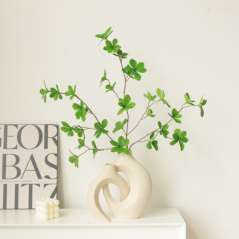 马醉木吊钟假花仿真花绿植摆设客厅家居餐桌陶瓷插花瓶茶几装饰品