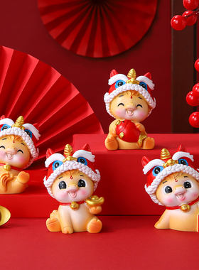 2026马年吉祥物生肖马本命年礼物马到成功有钱办公室桌面装饰摆件