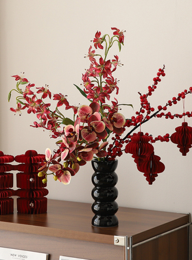 结婚订婚女方家里喜庆氛围布置婚房仿真花束装饰品摆件高级感小众