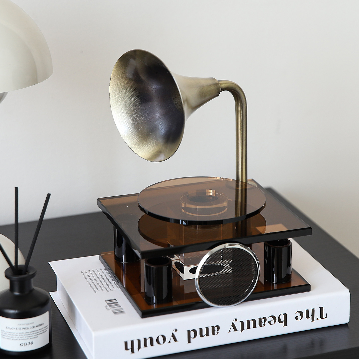 轻奢高档复古留声机黑胶唱片桌面摆件高级感小众客厅电视柜装饰品,家居饰品,装饰摆件,淘宝优惠券,粉丝福利购,淘宝优惠卷