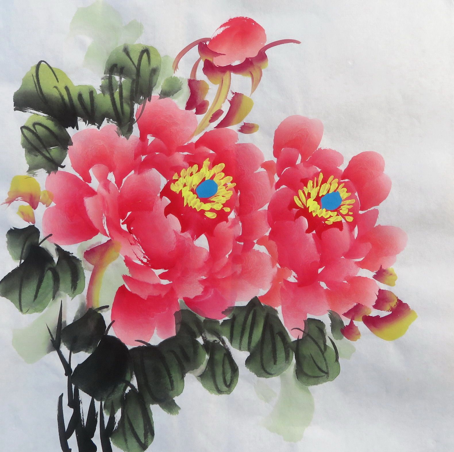 国画写意牡丹小品,小写意牡丹图片,写意牡丹_大山谷图库