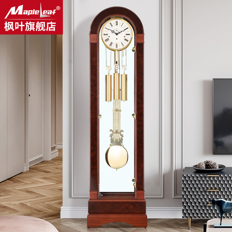 枫叶大号中式德国赫姆勒落地钟