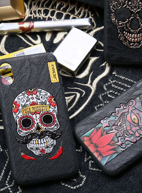 适用于JRC苹果iPhone Xs Max手机壳XR新款iPhoneXp皮套 软边防摔男女潮牌超薄网红3D浮雕XsMax保护外壳plus