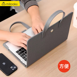 笔记本电脑包适用于联想小新Air14寸手提包YOGA13内胆包Thinkbook15保护套Thinkpad防刮耐磨新款 Pro16通勤男