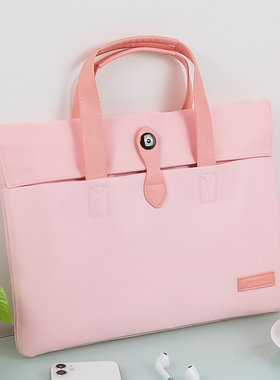 好看的手提电脑包适用女笔记本包苹果macbook air13联想小新便携pro16华为matebook14戴尔15.6惠普15寸内胆包