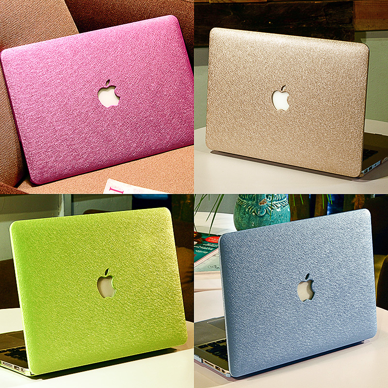 蚕丝纹保护壳适用于苹果笔记本电脑保护套macbookpro16寸2015款macbook14外壳pro15轻薄air13英寸12贴膜M4