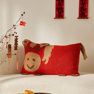 2026新款好运小马半边绒异性抱枕毯子含芯-波尼