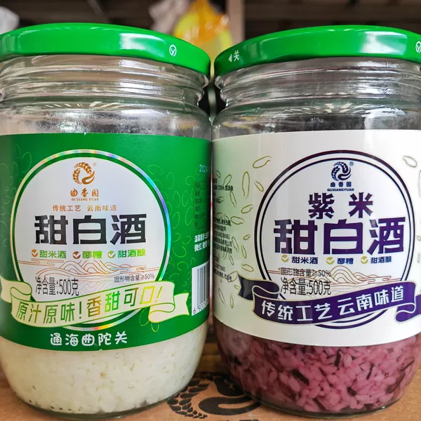 曲香园甜白酒不添加白砂糖