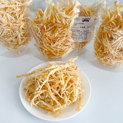 大连特产鱼儿村铁板鱿鱼丝鳕鱼烤鱼片海鲜零食小吃美食手撕鱿鱼丝