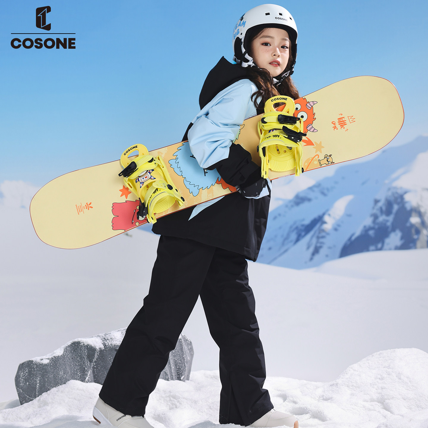 COSONE新款儿童户外防风滑雪服图片