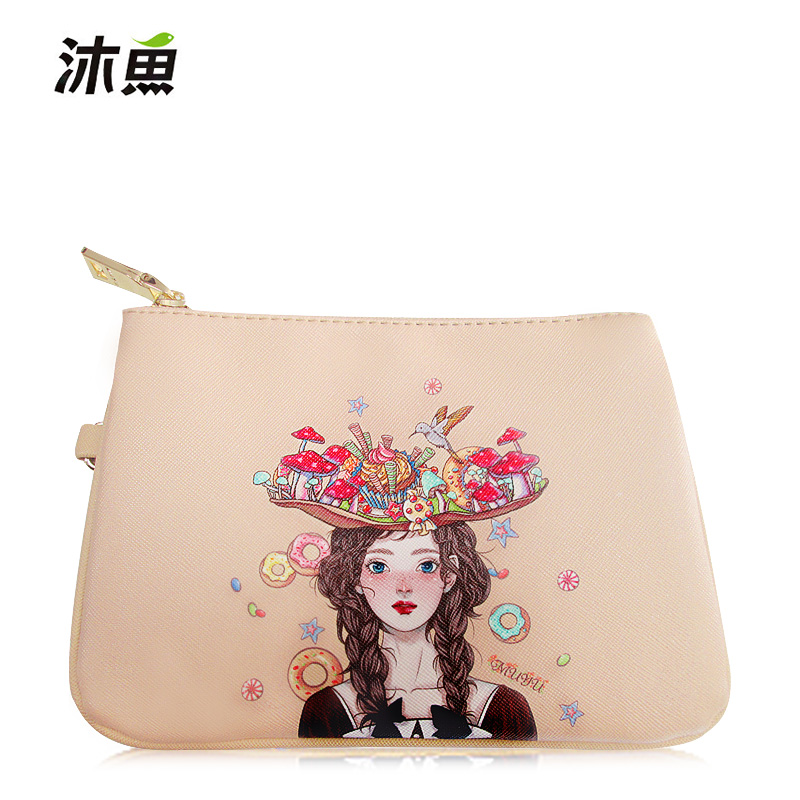 Mu fish bag 2016 new sweet beauty bag personalized printing tide handbag fashion handbag shoulder bag big bag