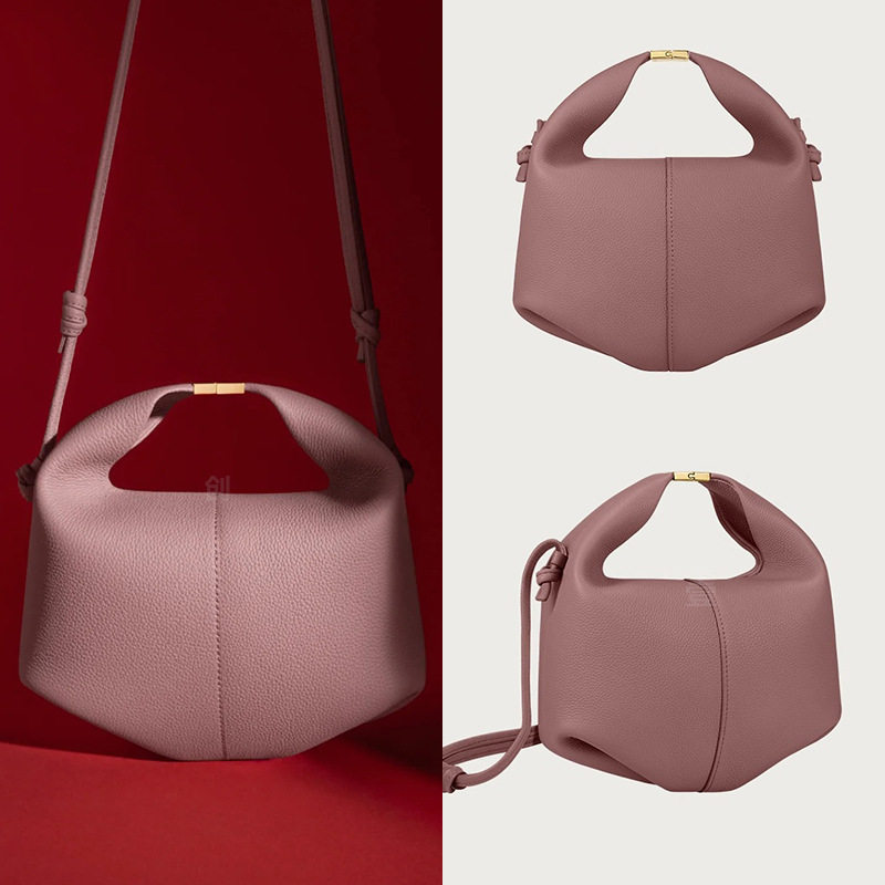 PO*LENE法国便当包真皮新款饭盒包时尚通勤单肩斜挎女包包