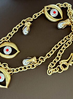 夏帕瑞丽 高级眼睛牙齿系列 链条项链