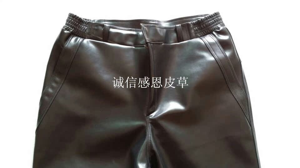 Pantalon cuir homme - Ref 1483221 Image 3