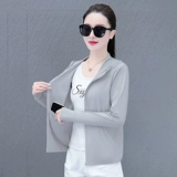 Шелковая летняя одежда для защиты от солнца, небольшая дышащая куртка для матери, тонкий кардиган, городской стиль, подходит для подростков