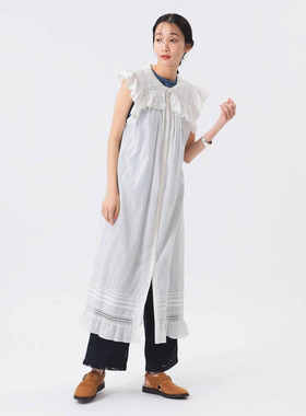日代 BEAMS BOY Vintage lace dress 25SS 复古蕾丝无袖连衣裙