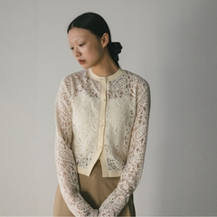 日代 STYLEMIXER lace knit cardigan 26SS 精致蕾丝针织开衫