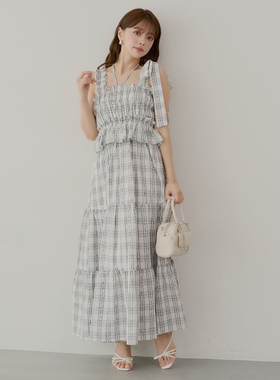 日代 Chico Asymmetrical dress 25SS 不对称系带设计褶皱连衣裙