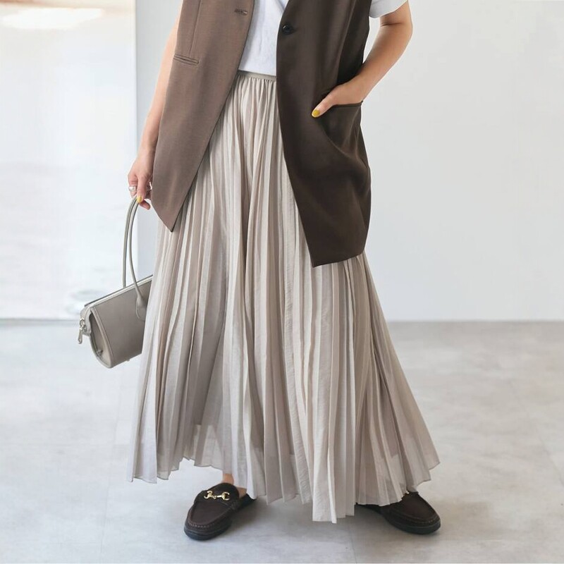 SpickandSpan褶裥百褶半身裙