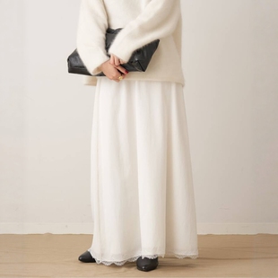 日代 Plage Solstiss French Lace Skirt 25AW 法式蕾丝半身裙