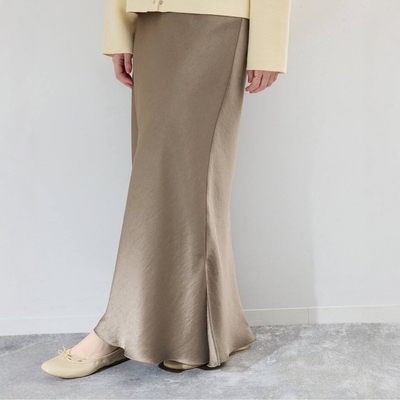 IENA复古蓬松优雅缎面半身裙