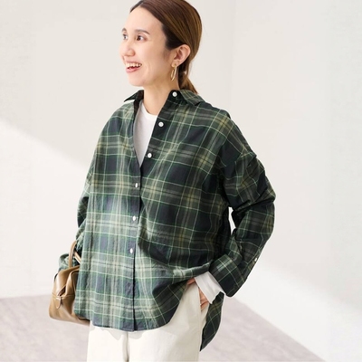 FRAMeWORK休闲格纹长袖衬衫