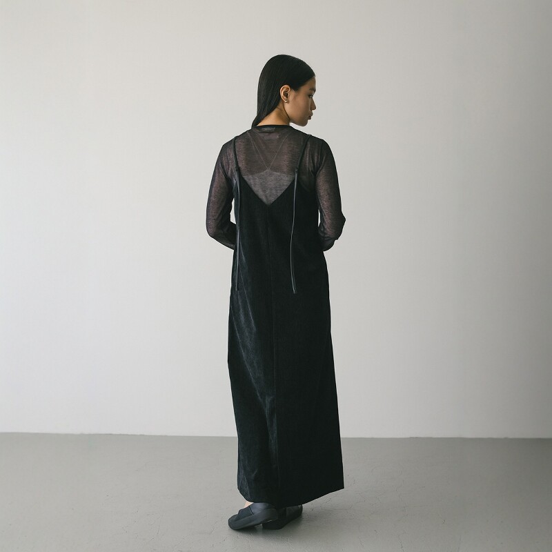 日代 STYLEMIXER Velvet Cami Dress 25AW 优雅天鹅绒吊带连衣裙