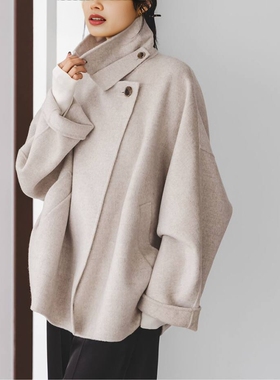 日代 NOBLE Super160s River Dolman Coat 25AW 极细羊毛大衣外套