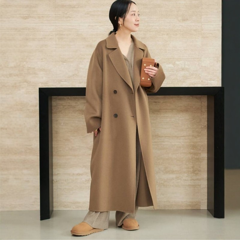日代 Plage HAMILTON PEA COAT 25AW 汉密尔顿羊毛毛呢大衣外套