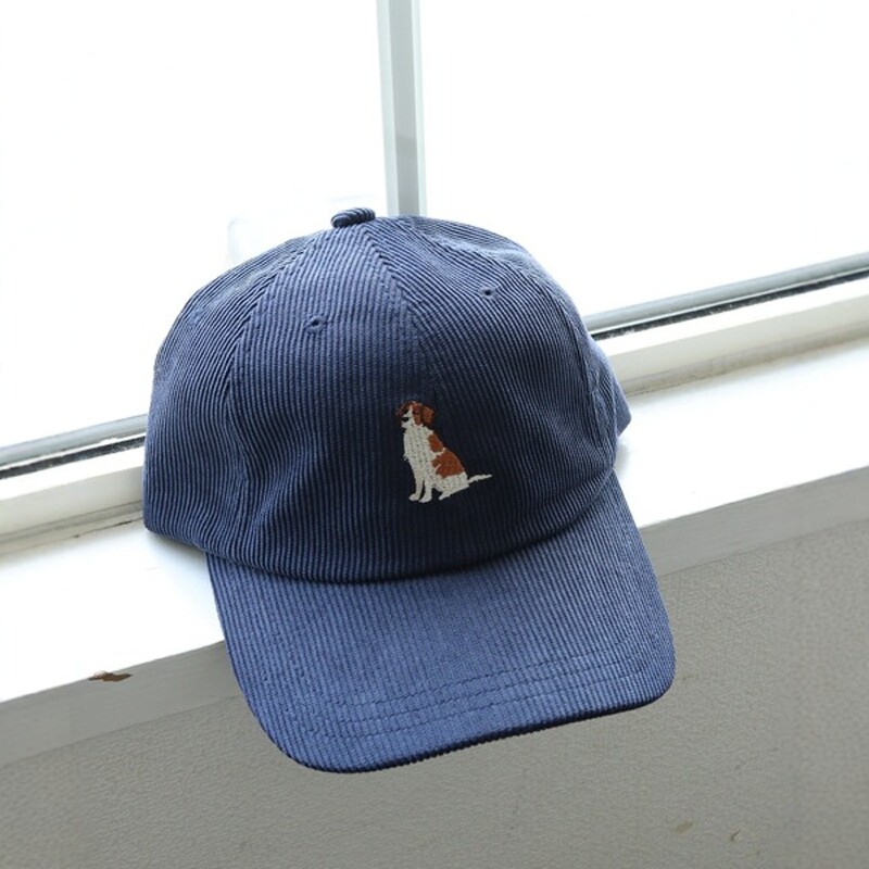 日代 SENSE OF GRACE WOODSY CAP 25AW 小动物刺绣灯芯绒棒球帽