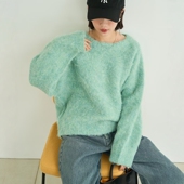 STORE FREAK 日代 Pullover Knit 蓬松针织套头衫 Shaggy 25AW