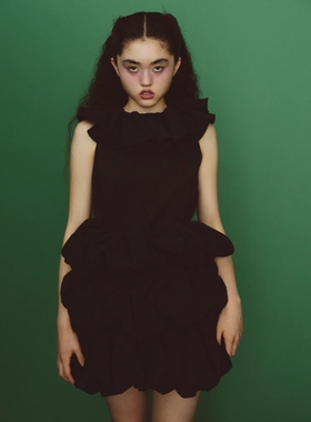 日代 Bibiy SERENA BALLOON SKIRT 25AW 褶皱蛋糕云朵蓬松半裙