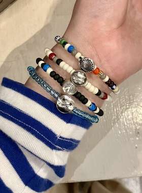 BEAMSBOYROSETTAPRAYER手链