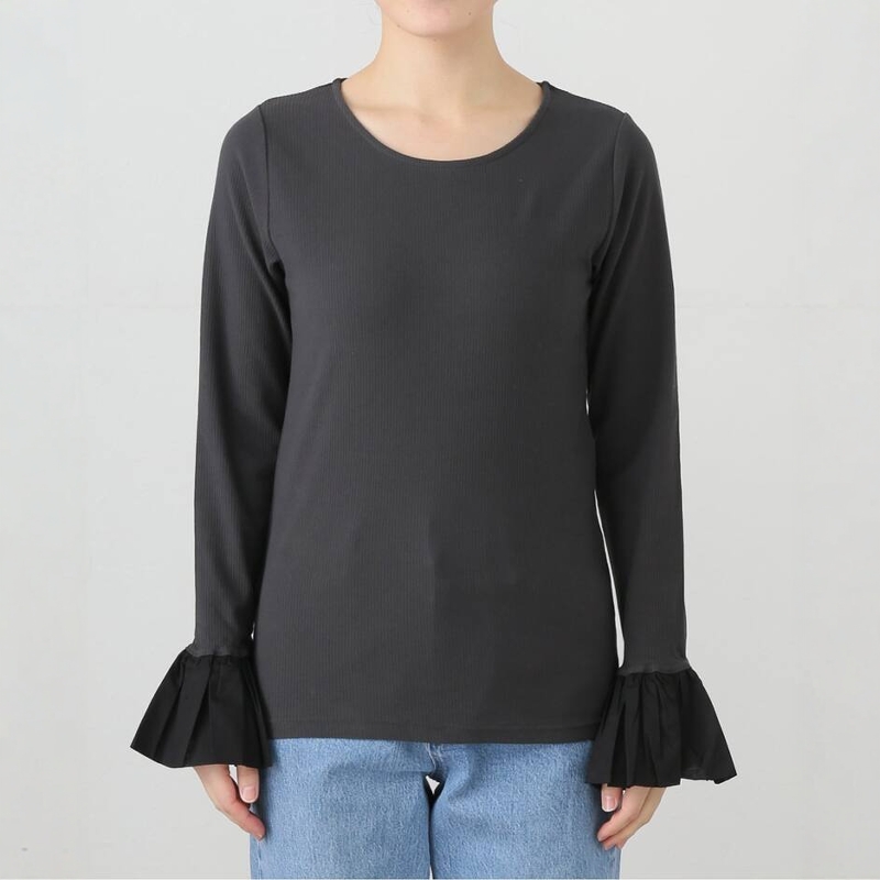 SLOBEIENA优雅灯笼袖套头衫