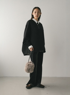 日代 STYLEMIXER Faux fur mini bag 25AW 环保皮草毛绒绒迷你包