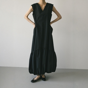 日代 STYLEMIXER balloon dress 25SS 休闲分层气球无袖连衣裙