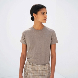日代 AURALEE SEAMLESS CREW NECK TEE 26SS 长绒棉针织衫短袖T恤